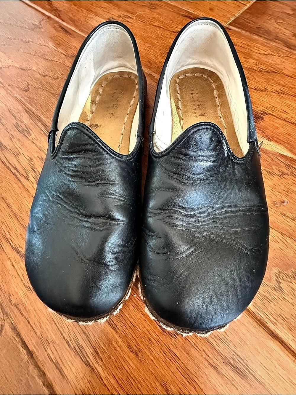 Black Leather Loafers